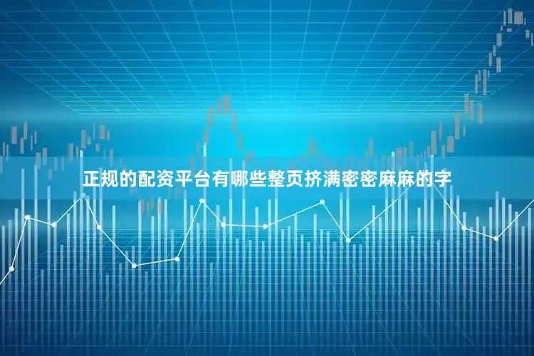正规的配资平台有哪些整页挤满密密麻麻的字
